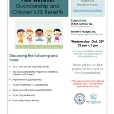 Guardianship and Children's SSI Benefits Webinar