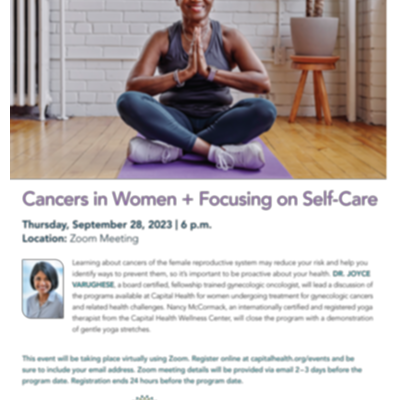 Cancers in Women & Focusing on Self-Care