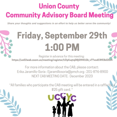 Union County Community Advisory Board Meeting