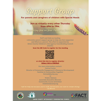 Special Needs Parent Support Group