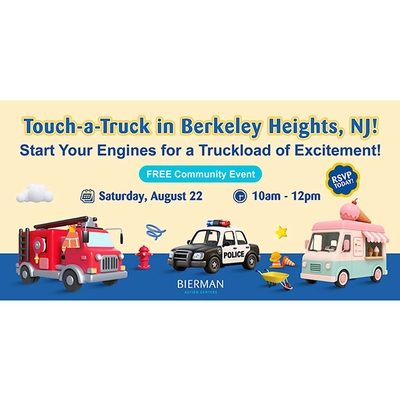 FREE Touch-a-Truck in Berkeley Heights!