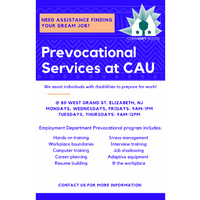 Prevocational Services for Individuals with Disabilities by CAU