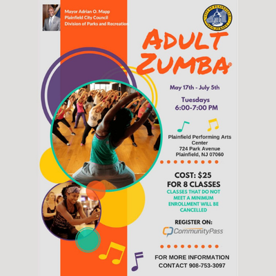 Adult Zumba in Plainfield!